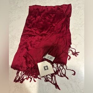 Burgundy Anne Klein scarf